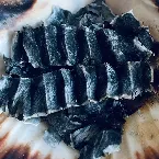 Pochette a wave felt