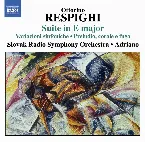 Pochette Suite in E major / Variazioni sinfoniche / Preludio, corale e fuga