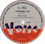 Pochette I Promise You / Medley from the Paramount picture “Here Is My Heart”