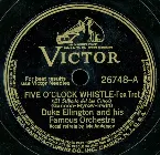 Pochette Five O'Clock Whistle / There Shall Be No Night