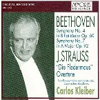 Pochette Beethoven: Symphonies Nos. 4 & 7 · J. Strauss: Fledermaus Overture