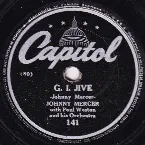 Pochette G. I. Jive / (I'm Going to Sit Right Down and) Write Myself a Letter