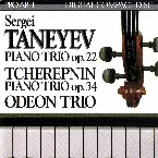 Pochette Taneyev: Piano Trio, op. 22 / Tcherepnin: Piano Trio, op. 34