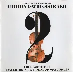 Pochette Concertos Pour Violon Op. 99 Et Op. 129