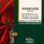 Pochette Quintettes III, IV, V pour clavecin 2 violons, alto & basse - Concerto Rococo