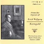 Pochette From the Operas of Erich Wolfgang Korngold