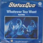 Pochette Whatever You Want / Hard Ride
