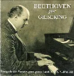 Pochette Beethoven par Gieseking