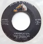 Pochette Goodnight My Love / One O'Clock Jump