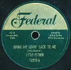 Pochette Bring My Lovin’ Back to Me / Aged and Mellow