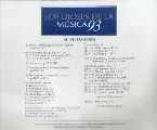 Pochette Escenas del bosque, op. 82 / Fantasiestücke para piano, op. 12 / Arabeske, op. 18 / Estudios sinfónicos, op. 13 / Fantasiestücke para clarinete y piano, op. 73 / Carnaval, op. 9 / Escenas infantiles, op. 15