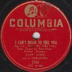Pochette I Can't Begin to Tell You / Waitin' for the Train to Come In
