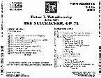 Pochette The Nutcracker, Op. 71