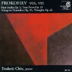 Pochette Prokofiev, vol. VIII: Four Etudes, op. 2 / Four Pieces op. 32 / Things in Themselves op. 45 / Thoughts op. 62