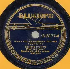 Pochette Don't Let My Ramblin' Bother Your Mind / Baby You're Throwing Me Down