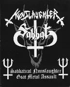 Pochette Sabbatical Nunslaughter Goat Metal Assault