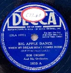 Pochette Big Apple Dance When My Dream Boat Comes Home / Panama