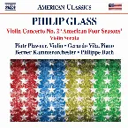 Pochette Violin Concerto no. 2 “American Four Seasons” / Violin Sonata