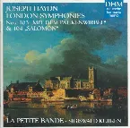 Pochette London Symphonies nos. 103 "Mit dem Paukenwirbel" & 104 "Salomon"