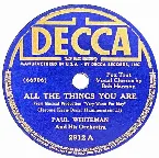 Pochette All the Things You Are / All in Fun