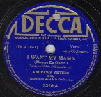 Pochette I Want My Mama / Oh He Loves Me