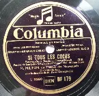 Pochette Si tous les cocus / Donne‐toi une tape dans le dos