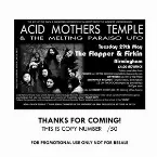 Pochette Birmingham Flapper & Firkin May 29th 2001