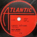 Pochette Three Letters / Good-For-Nothin' Joe