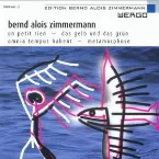 Pochette Edition Bernd Alois Zimmermann
