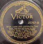 Pochette Beale Street Blues / Stop, Look and Listen