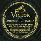 Pochette You're Breaking My Heart All Over Again / Shadows on the Sand