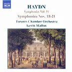 Pochette Symphonies, Vol. 31: Symphonies nos. 18-21