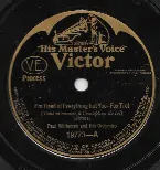 Pochette I'm Tired of Everything but You / The Rhythm Rag