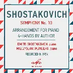 Pochette Symphony no. 10, arrangement for piano 4-hands by author (recorded in 1954)
