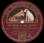 Pochette I'm Afraid of You / Grieving