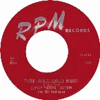 Pochette Those Lonely, Lonely Nights / Someone Cares For Me