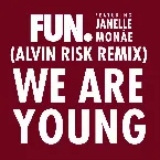 Pochette We Are Young (Alvin Risk remix)