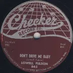 Pochette Don't Drive Me Baby / You're Gonna Miss Me