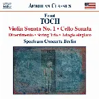 Pochette Violin Sonata No. 1 / Cello Sonata / Divertimento / String Trio / Adagio elegiaco
