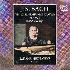 Pochette The Well-Tempered Clavier, Book I, BWV 846-869