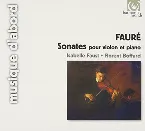 Pochette Sonates pour violon et piano