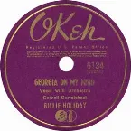 Pochette Georgia On My Mind