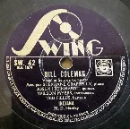 Pochette Bill Coleman Blues / Indiana