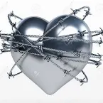 Pochette metal heart