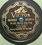 Pochette Blue Skies / Dear Old Southland