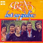 Pochette Don’t Say Goodbye