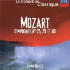 Pochette Symphonies Nos 25, 39 et 40