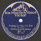 Pochette Crying for You / Sunny Jim