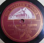Pochette It's a Lovely Day Tomorrow / Shadows on the Sand