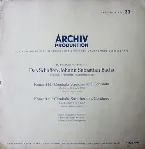 Pochette Konzert für Cembalo, Streicher und Continuo Nr. 1 d‐moll, BWV 1052 / Konzert für Cembalo, Streicher und Continuo Nr. 2 E‐dur, BWV 1053